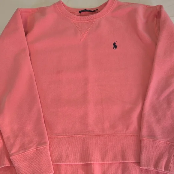 Ralph Lauren Women's Coral Pink  Sweatershirt - Picture 4 of 9